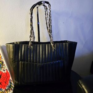 Chanel Black Mademoiselle Quilted Tote